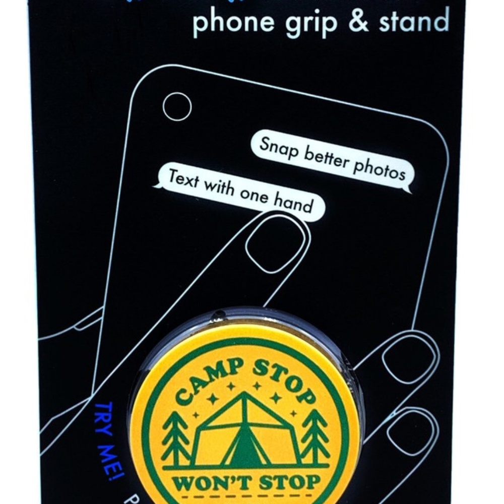 Camp Stop Won’t Stop Popsockets Phone Stand Grip